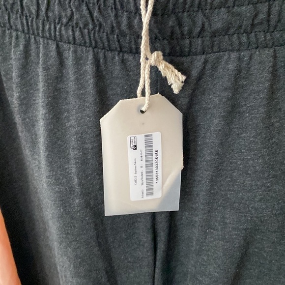 Saye dark grey Block Stripe Wide Leg Trousers joggers Sz M - Picture 4 of 11